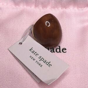 Kate Spade Mood Ring Resin Ring (brown) Size 6